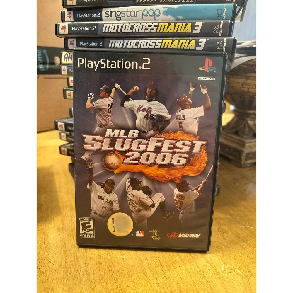 MLB SlugFest 2006 (Sony PlayStation 2, 2006) CIB TESTED & WORKING